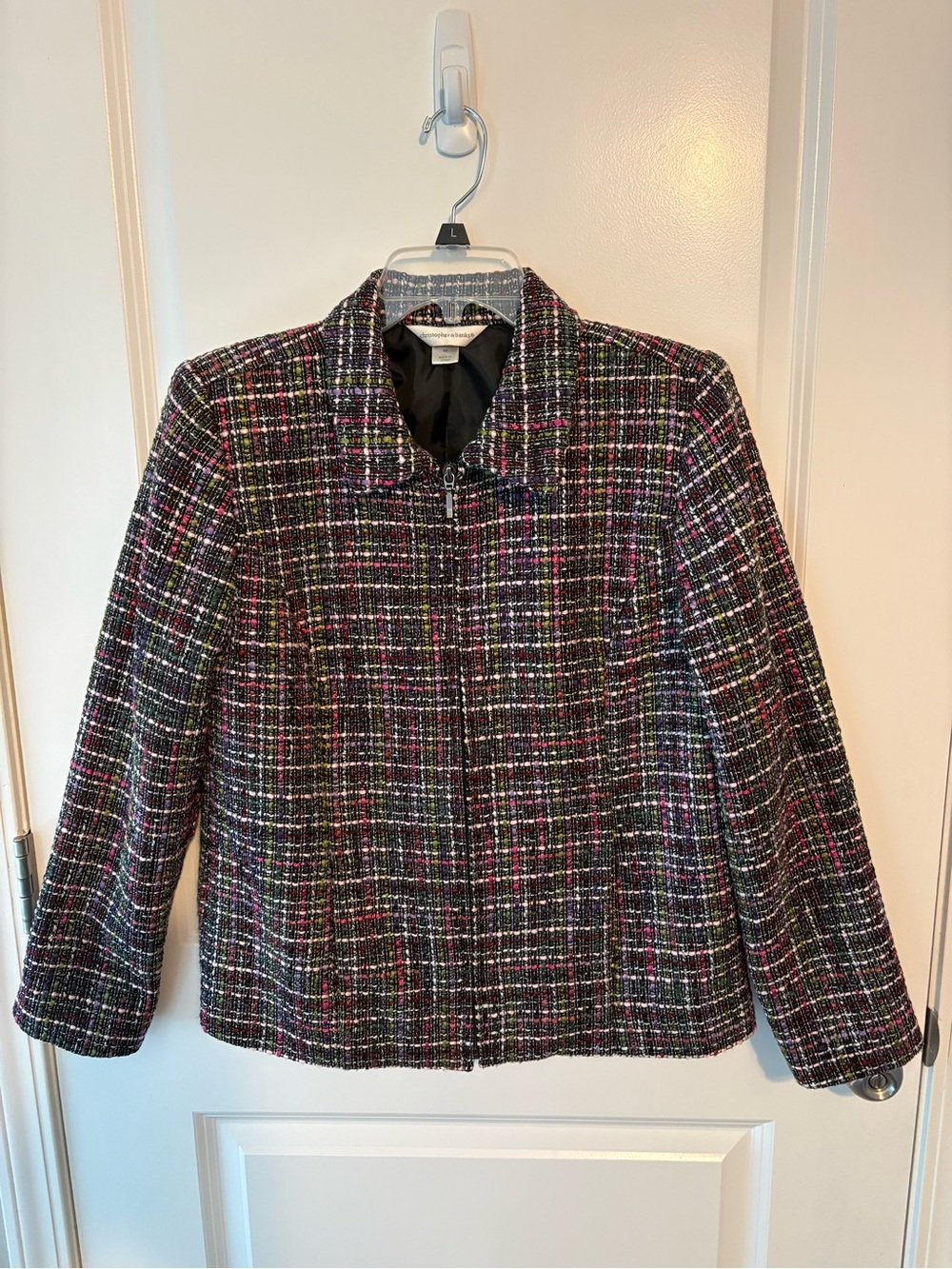 Christopher&Banks Tweed Multicolored Jacket Size Medium